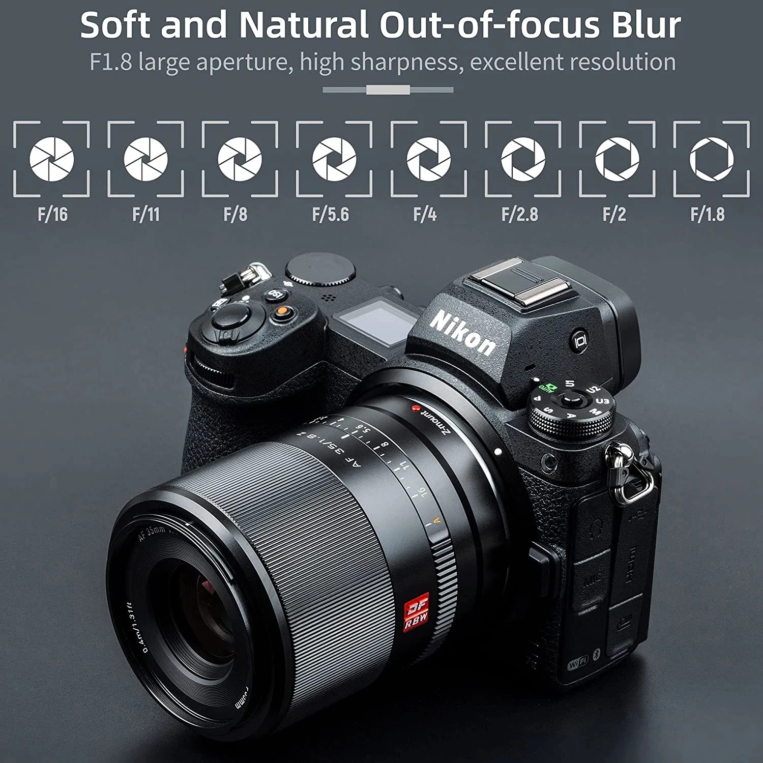 Nikon Camera Z50 - NEW VILTROX AF 35mm F1.8 Nikon