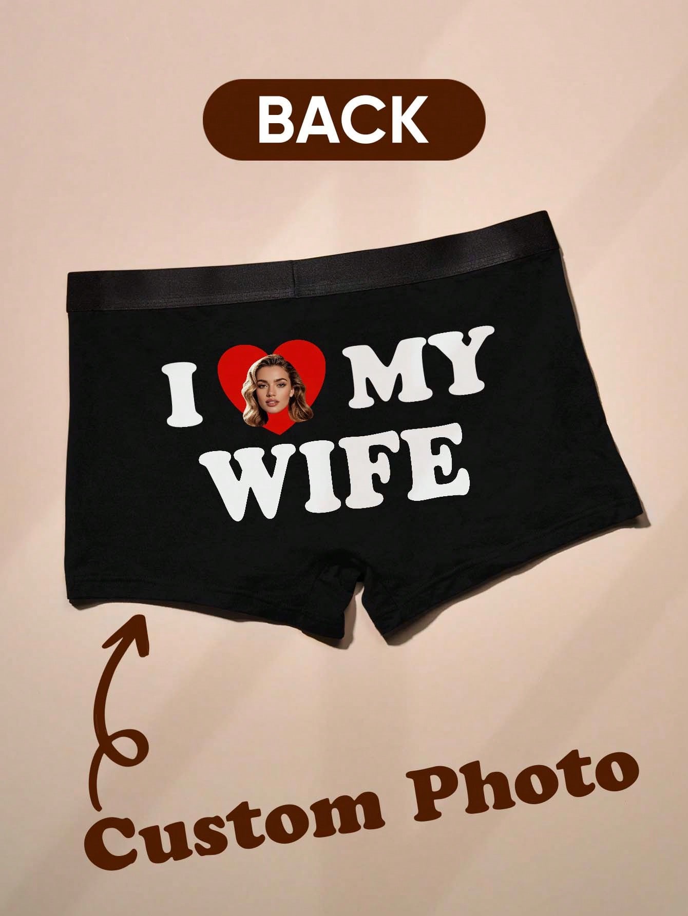 Photography Style - Custom Photo Boxers for Men Personalized