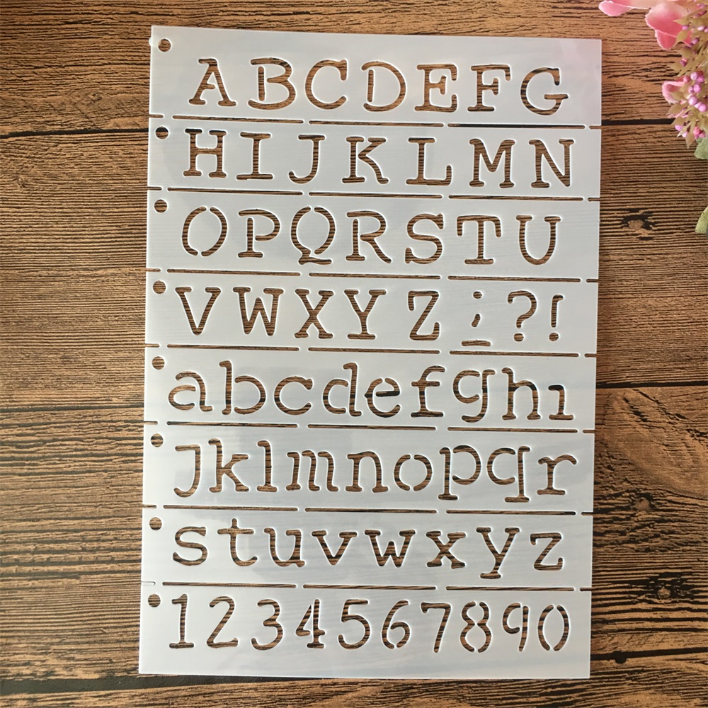 A5 21cm Alphabet Letters Layer - Photography Font review and price