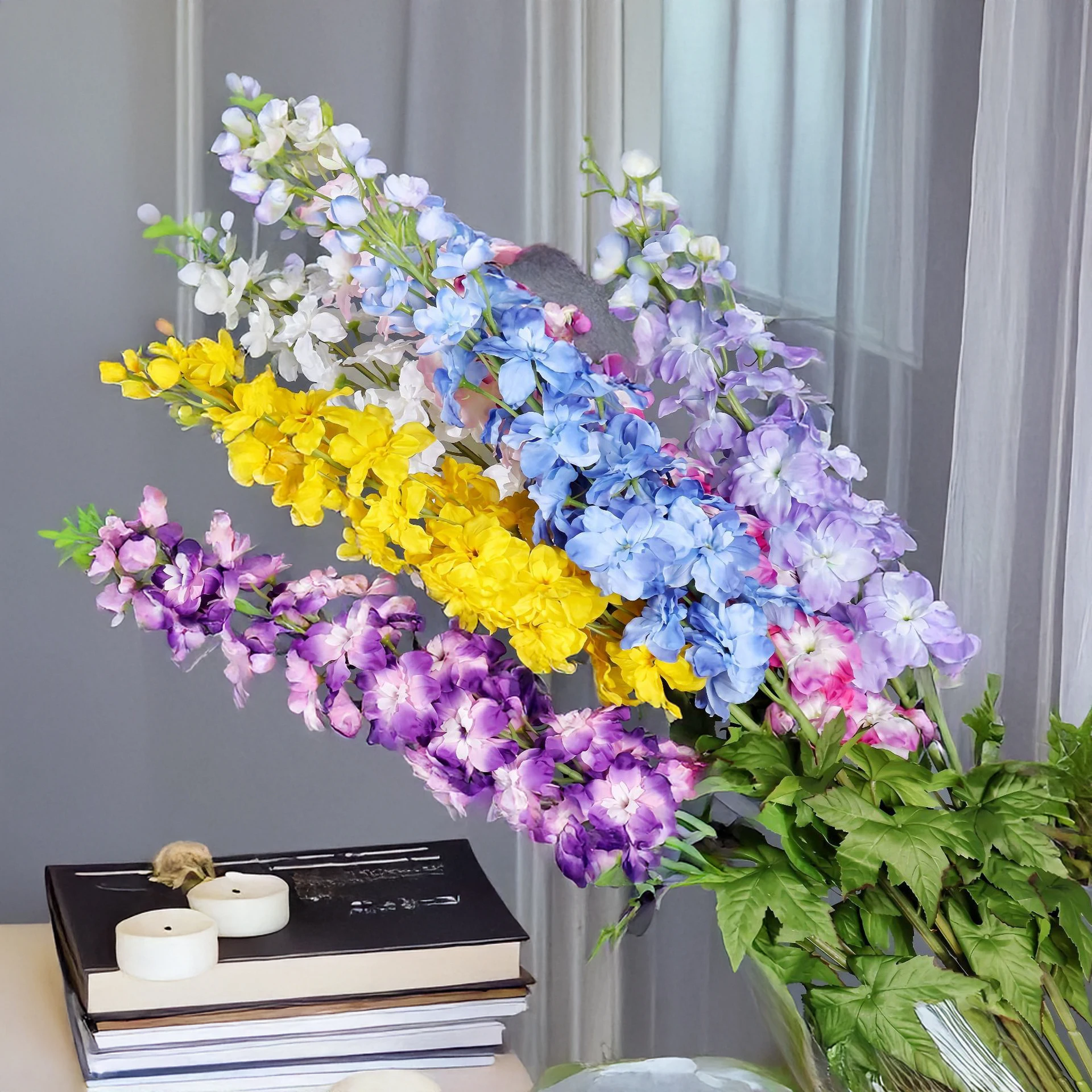 45 Inch Delphinium Artificial  - Photography Hotel review and price