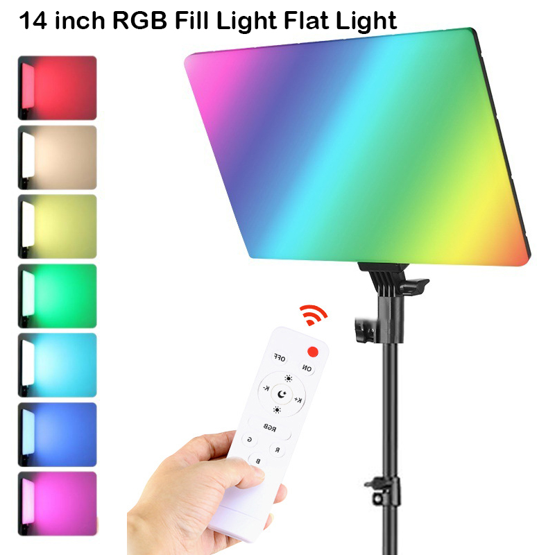 RGB 14'' LED Video Light Remot - Video Led Light Panel review and price