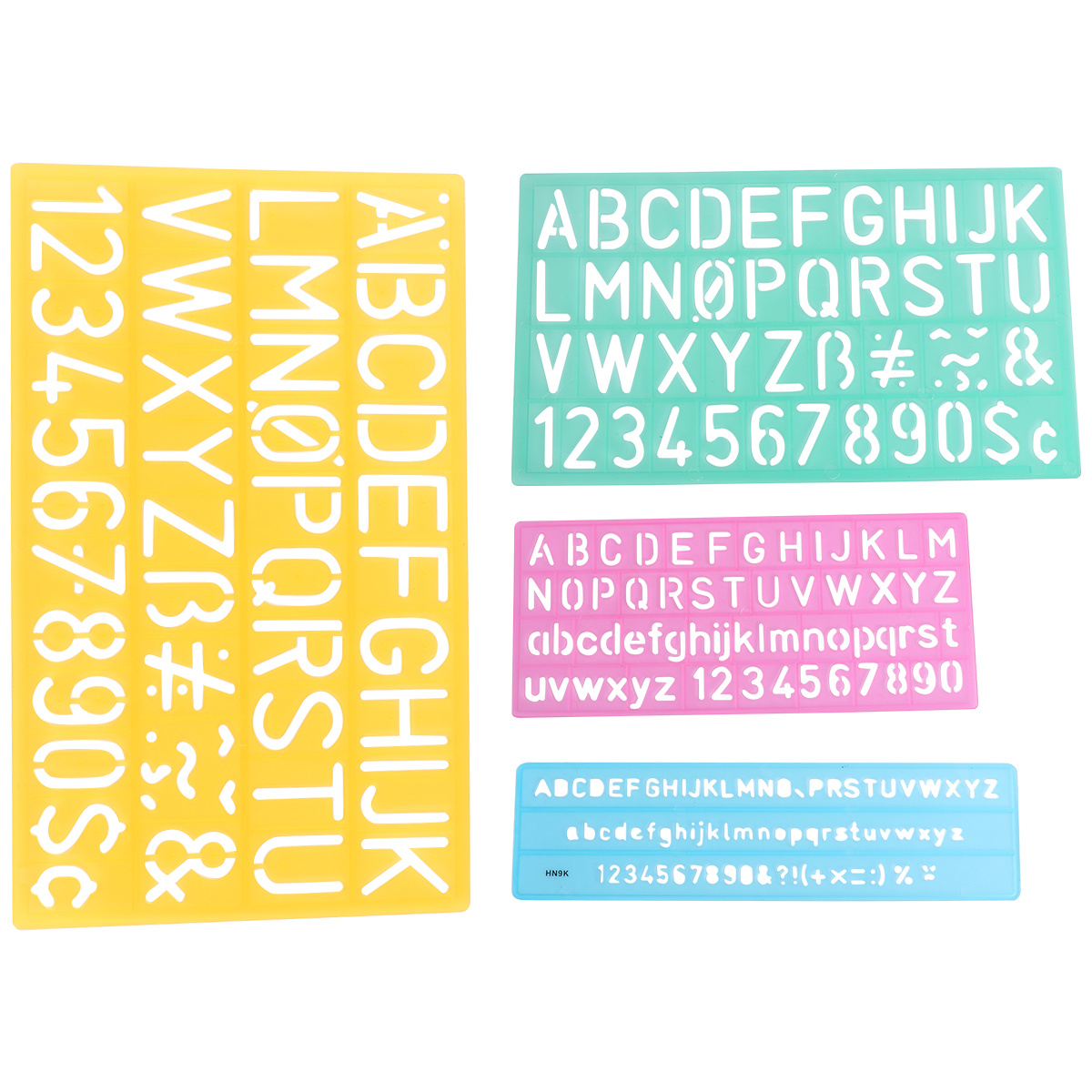 4PCS Alphabet Stencils Set Let - Photography Font review and price