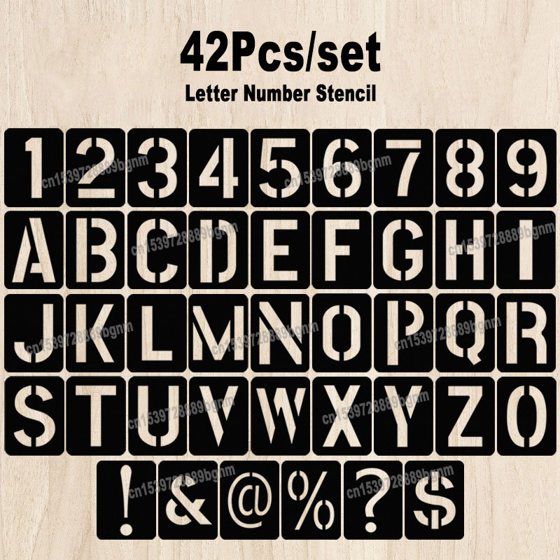 42Pcs Set Reusable Plastic Hol - Photography Font review and price