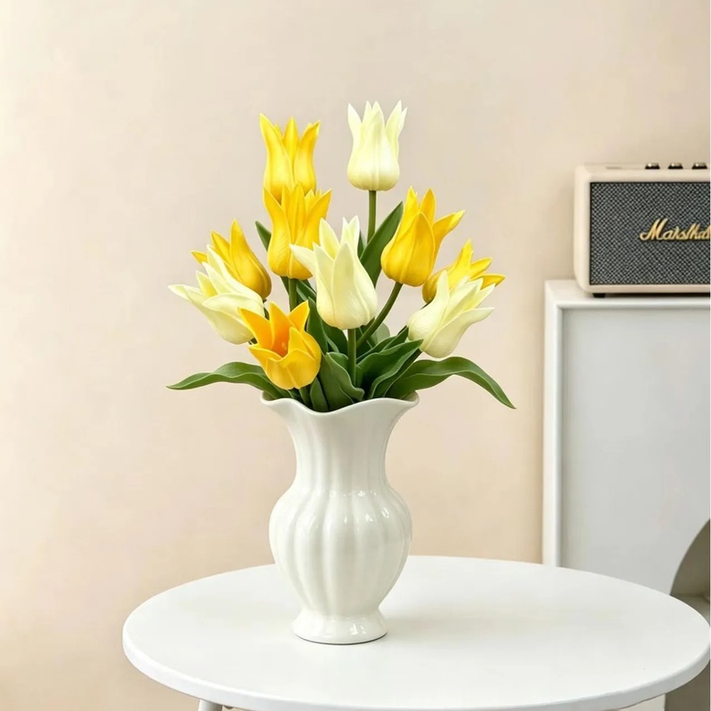 10pcs PU Tulip Artificial Flow - Photography Hotel review and price