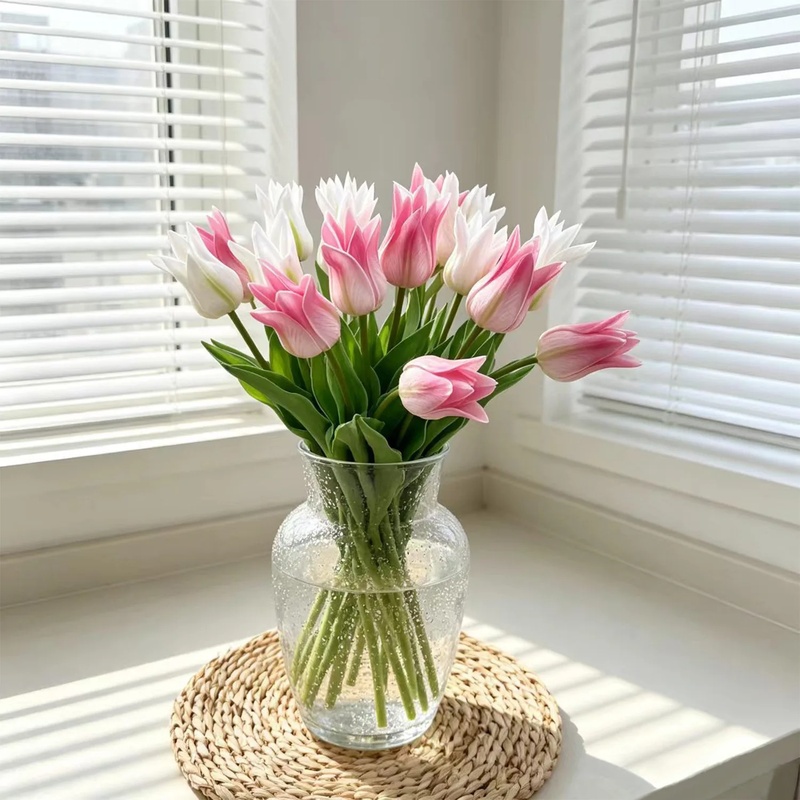 10pcs PU Tulip Artificial Flow - Photography Hotel review and price