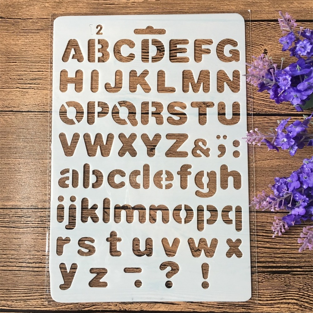 4Pcs/Set 26cm Alphabet Letters - Photography Font review and price