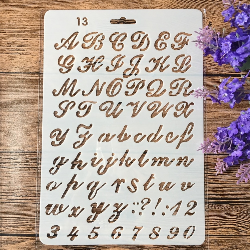 4Pcs/Set 26cm Alphabet Letters - Photography Font review and price