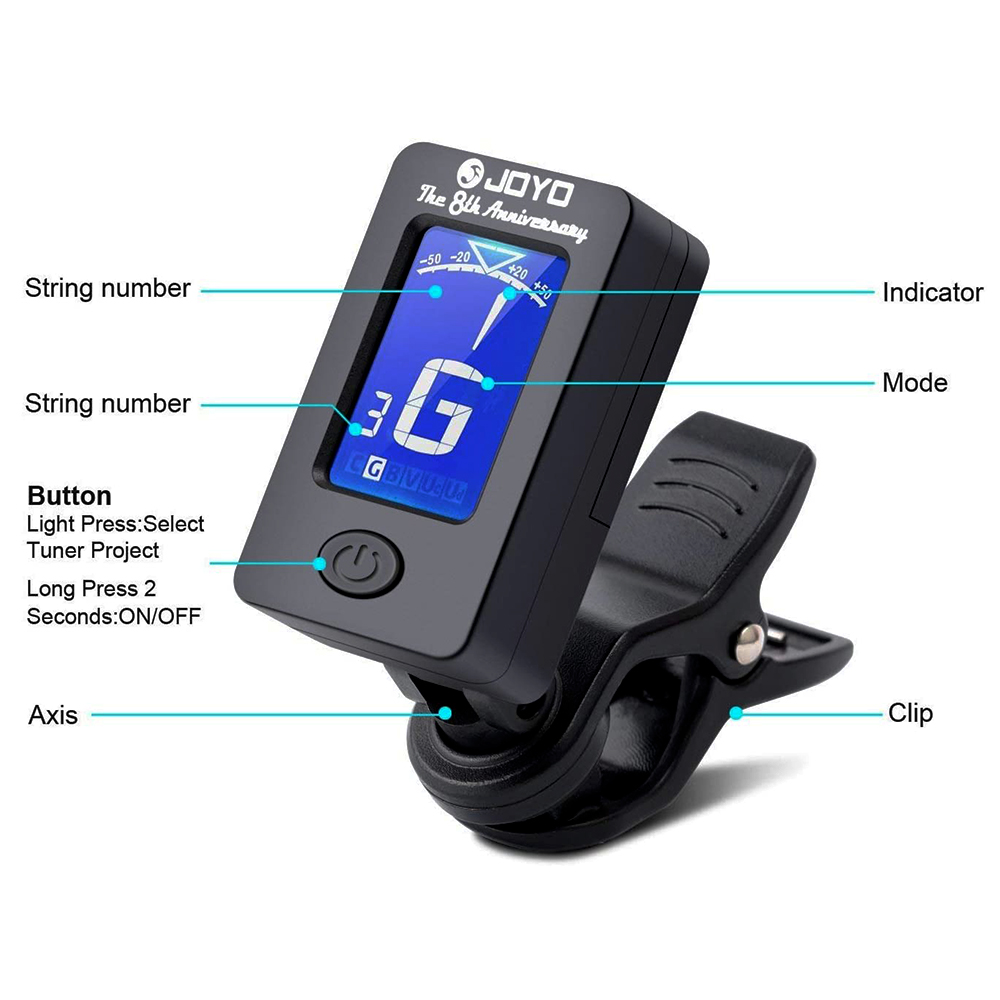 JOYO Guitar Tuner JT-01 360 De - Photography Digital review and price