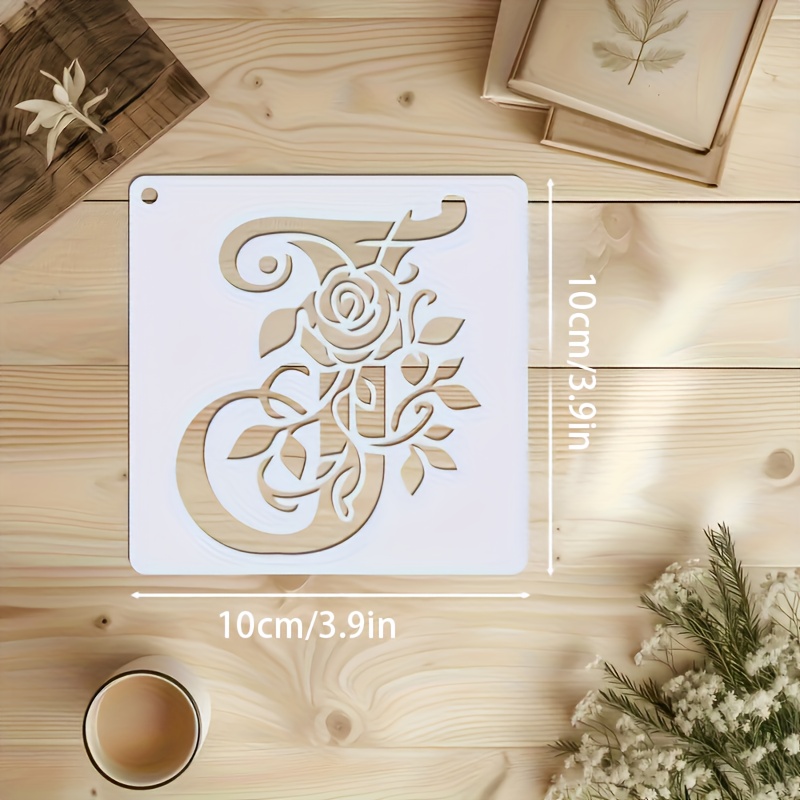 36PCS 3.9inch Floral Alphabet  - Photography Font review and price