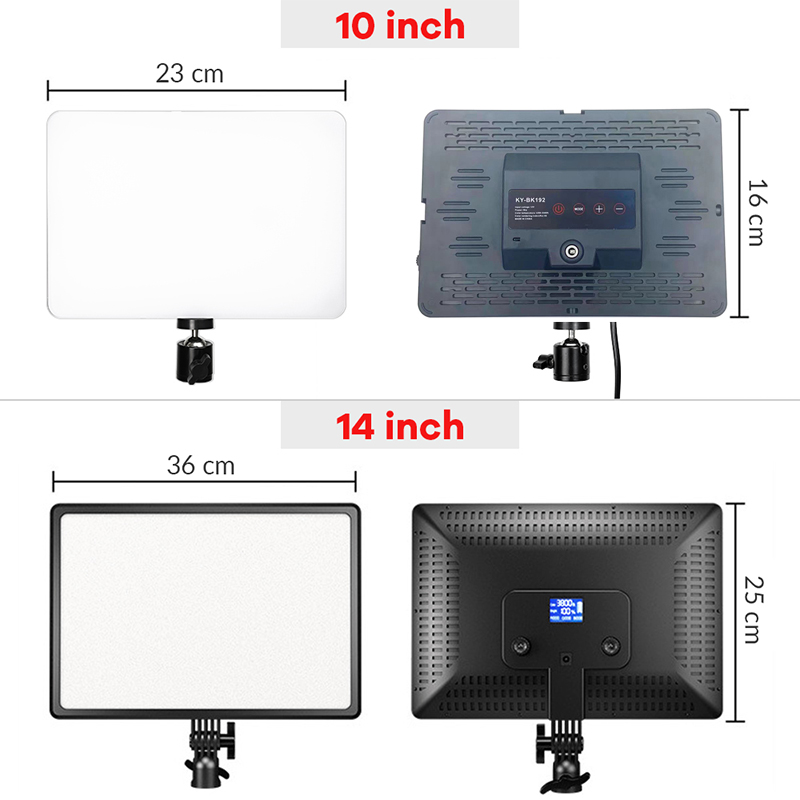14inch 10inch LED Video Light  - Video Led Light Panel review and price