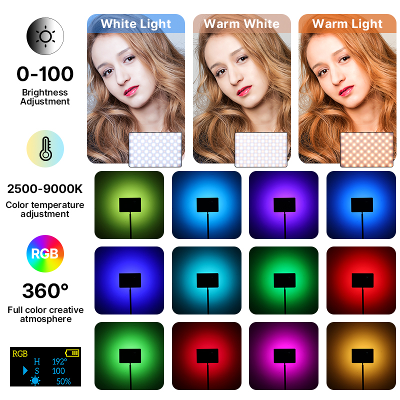 Ulanzi LT003 15W RGB Video Lig - Video Led Light Panel review and price