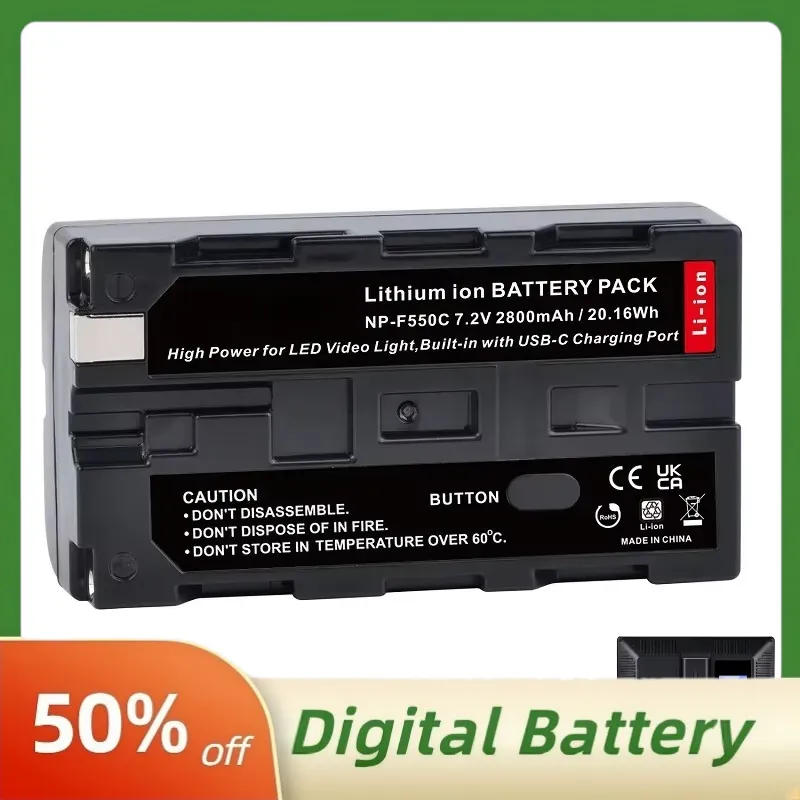 NP-F550C NP-F550 F570 Battery  - Video Led Light Panel review and price