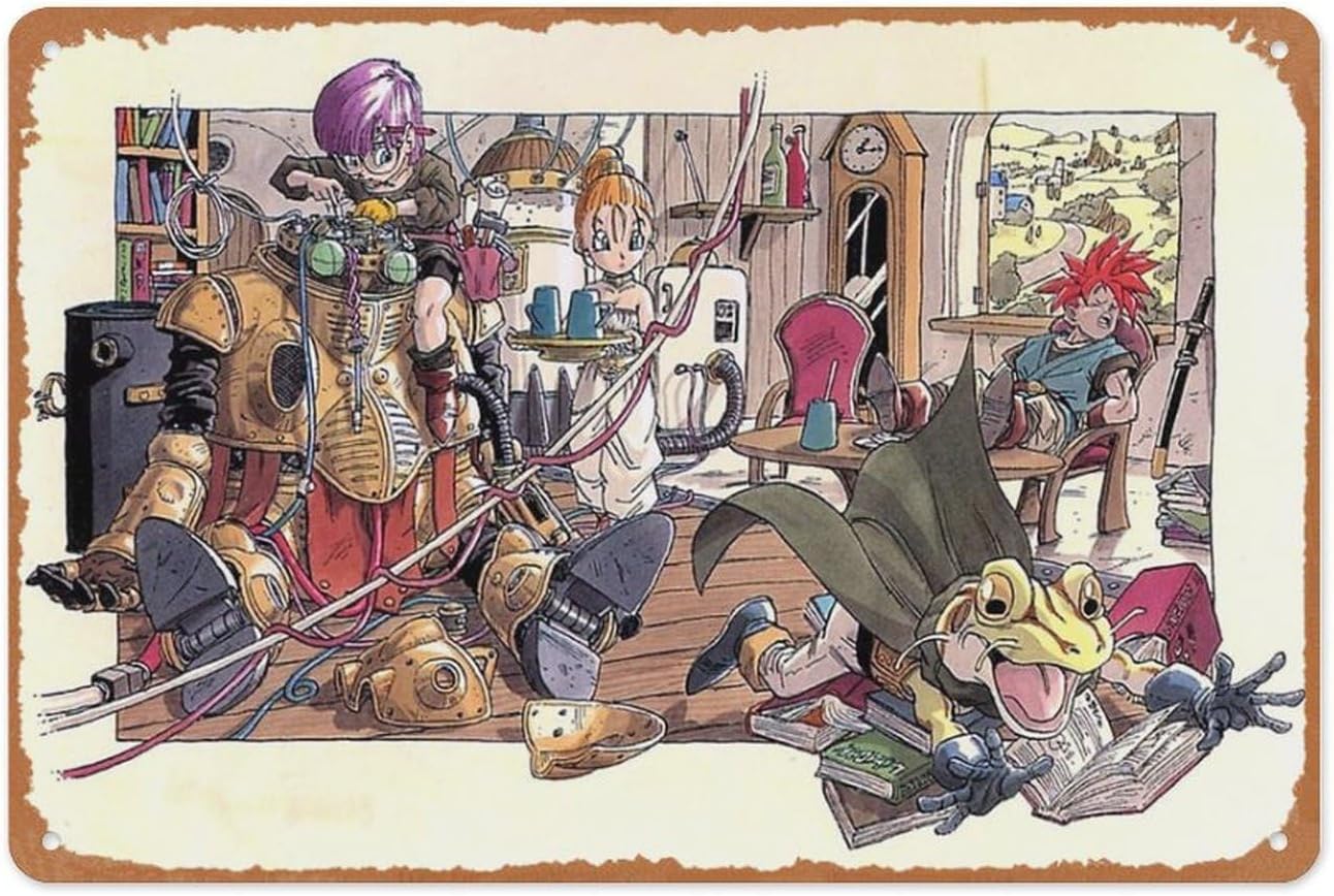 Retro Game Metal Sign - Chrono - Photography Exhibition review and price