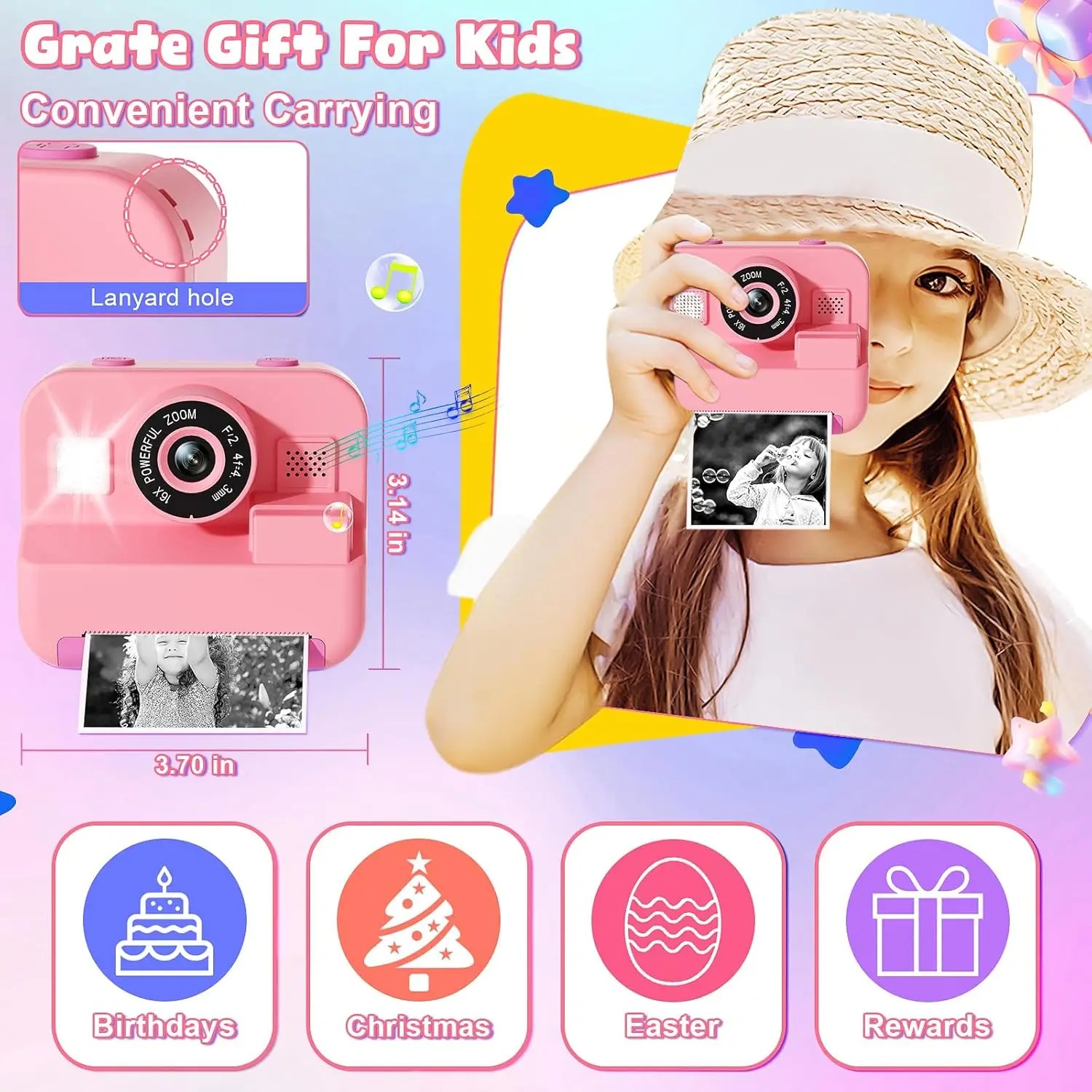 newInstant Print Camera With 3 - Photography Close Up review and price