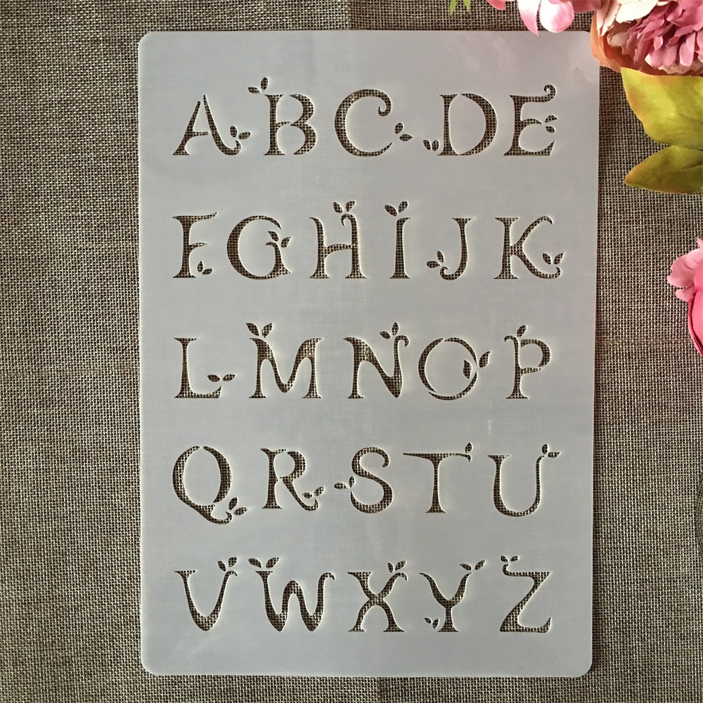 A4 29cm Alphabet English Lette - Photography Font review and price