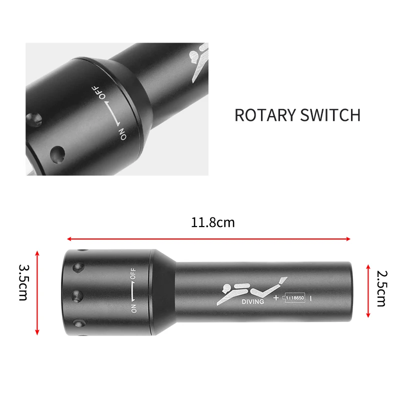 New T6 LED Diving Torch Long-R - Photography Is review and price