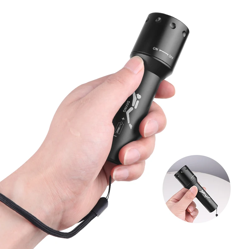 New T6 LED Diving Torch Long-R - Photography Is review and price